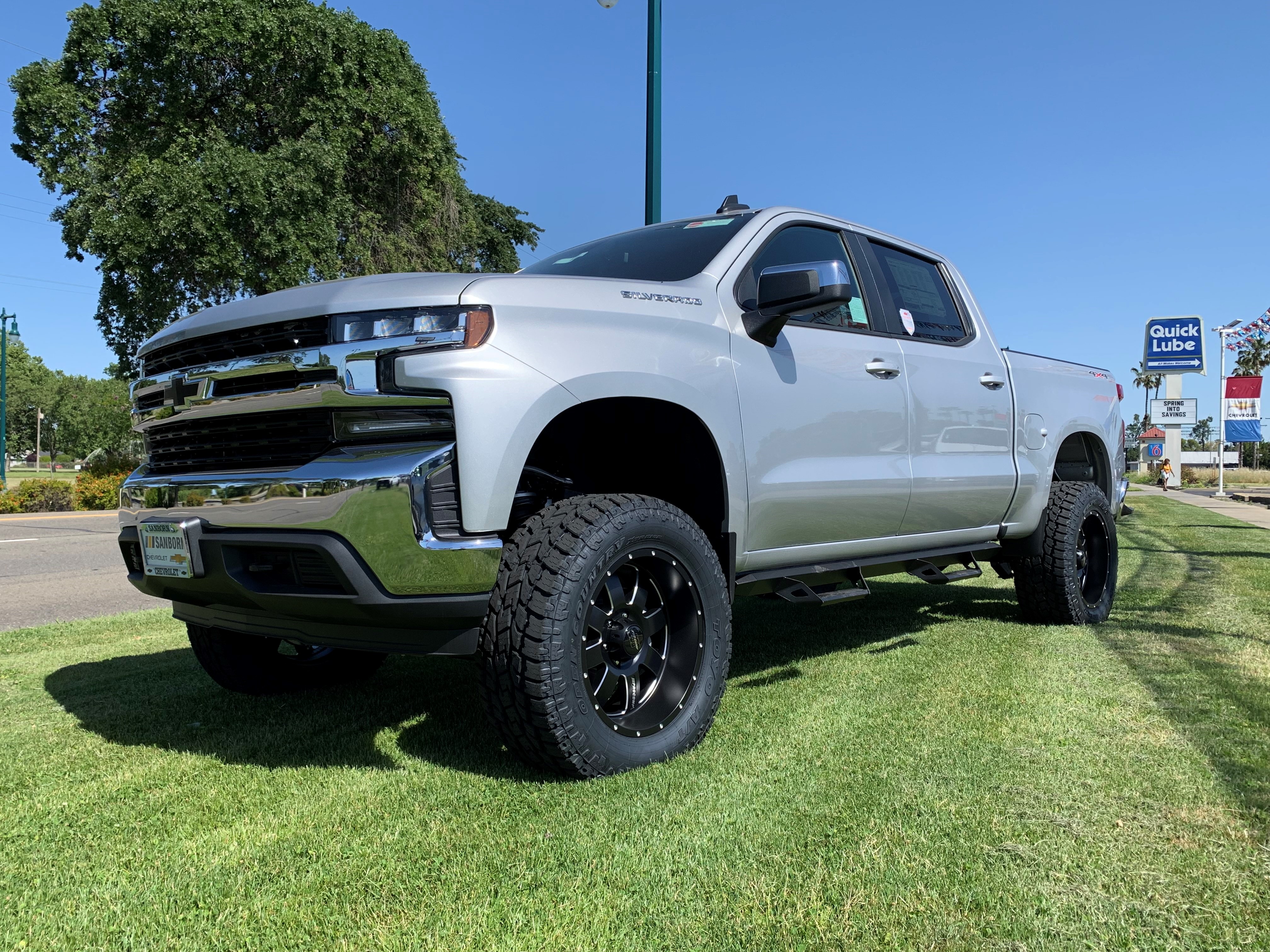 Lifted Silverado built by DSI